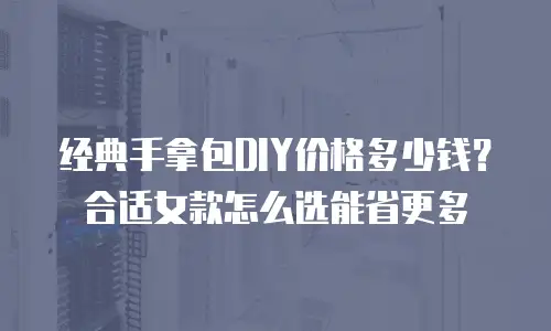经典手拿包DIY价格多少钱？合适女款怎么选能省更多