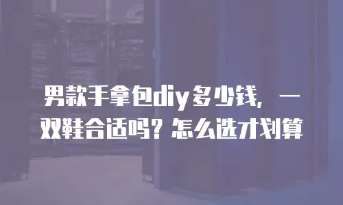 男款手拿包diy多少钱，一双鞋合适吗？怎么选才划算