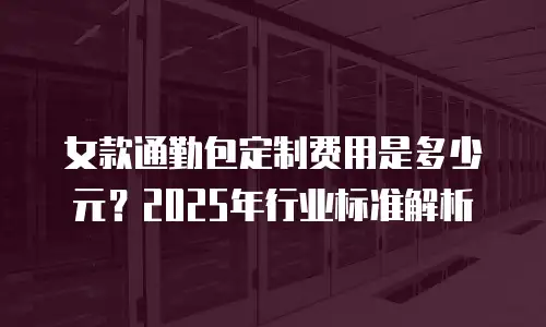 女款通勤包定制费用是多少元？2025年行业标准解析