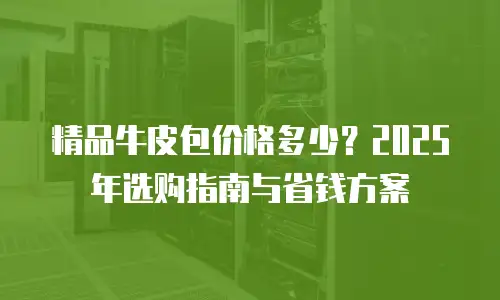 精品牛皮包价格多少？2025年选购指南与省钱方案