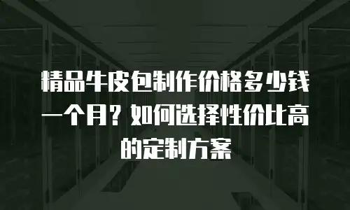 精品牛皮包制作价格多少钱一个月？如何选择性价比高的定制方案