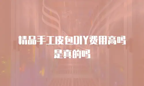 精品手工皮包DIY费用高吗是真的吗