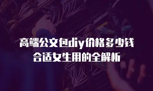 高端公文包diy价格多少钱合适女生用的全解析