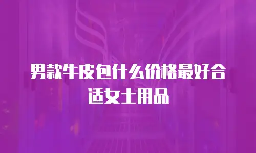 男款牛皮包什么价格最好合适女士用品