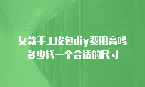 女款手工皮包diy费用高吗多少钱一个合适的尺寸