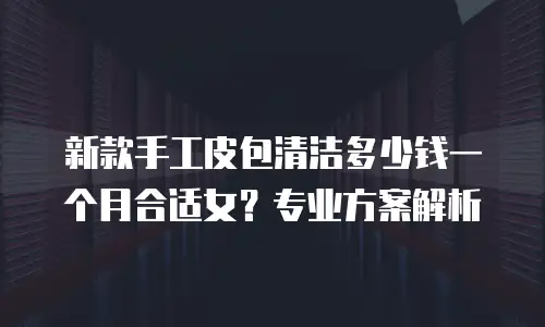 新款手工皮包清洁多少钱一个月合适女？专业方案解析