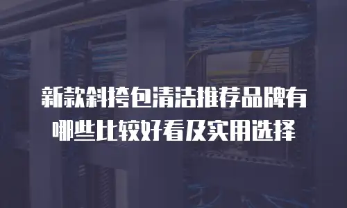 新款斜挎包清洁推荐品牌有哪些比较好看及实用选择