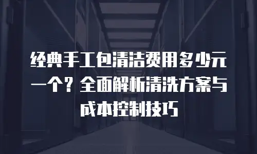 经典手工包清洁费用多少元一个？全面解析清洗方案与成本控制技巧