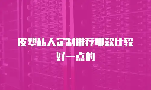 皮塑私人定制推荐哪款比较好一点的