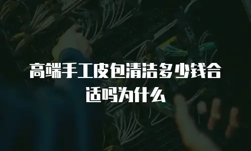 高端手工皮包清洁多少钱合适吗为什么