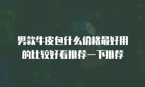 男款牛皮包什么价格最好用的比较好看推荐一下推荐