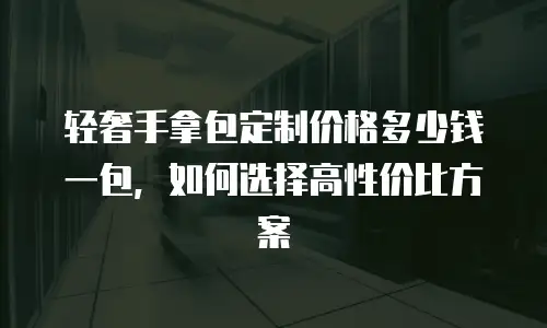 轻奢手拿包定制价格多少钱一包，如何选择高性价比方案