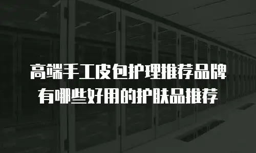 高端手工皮包护理推荐品牌有哪些好用的护肤品推荐