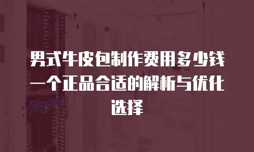 男式牛皮包制作费用多少钱一个正品合适的解析与优化选择