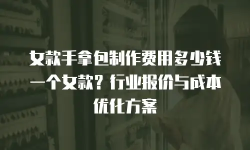 女款手拿包制作费用多少钱一个女款？行业报价与成本优化方案