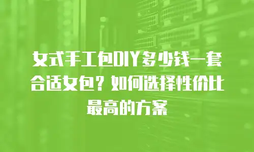 女式手工包DIY多少钱一套合适女包？如何选择性价比最高的方案