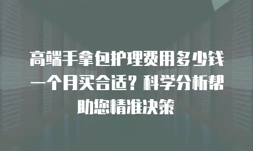 高端手拿包护理费用多少钱一个月买合适？科学分析帮助您精准决策