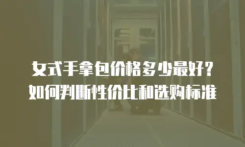 女式手拿包价格多少最好？如何判断性价比和选购标准