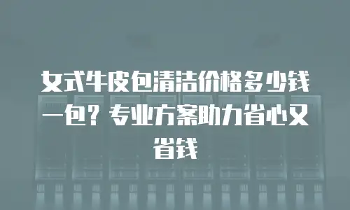 女式牛皮包清洁价格多少钱一包？专业方案助力省心又省钱