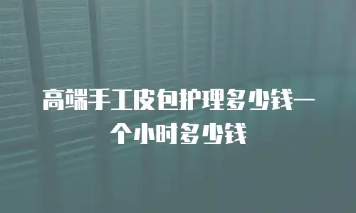 高端手工皮包护理多少钱一个小时多少钱