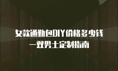 女款通勤包DIY价格多少钱一双男士定制指南