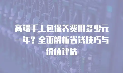 高端手工包保养费用多少元一年？全面解析省钱技巧与价值评估