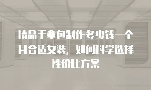精品手拿包制作多少钱一个月合适女装，如何科学选择性价比方案