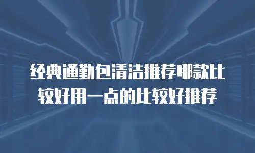 经典通勤包清洁推荐哪款比较好用一点的比较好推荐