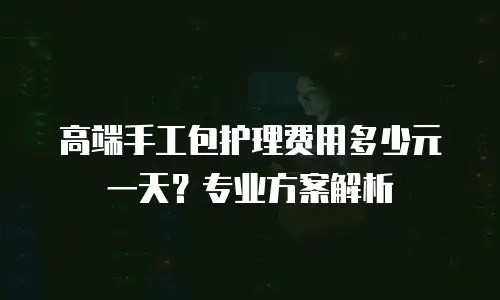 高端手工包护理费用多少元一天？专业方案解析