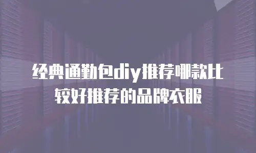 经典通勤包diy推荐哪款比较好推荐的品牌衣服