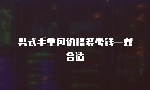 男式手拿包价格多少钱一双合适