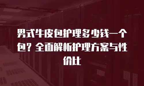 男式牛皮包护理多少钱一个包？全面解析护理方案与性价比