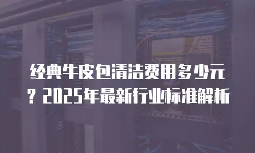 经典牛皮包清洁费用多少元？2025年最新行业标准解析