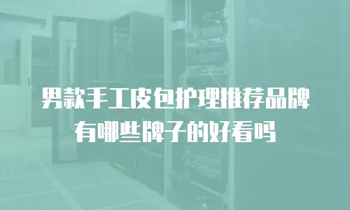 男款手工皮包护理推荐品牌有哪些牌子的好看吗