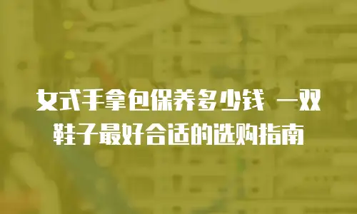 女式手拿包保养多少钱 一双鞋子最好合适的选购指南