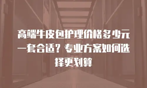 高端牛皮包护理价格多少元一套合适？专业方案如何选择更划算