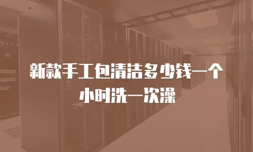 新款手工包清洁多少钱一个小时洗一次澡