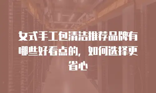 女式手工包清洁推荐品牌有哪些好看点的，如何选择更省心