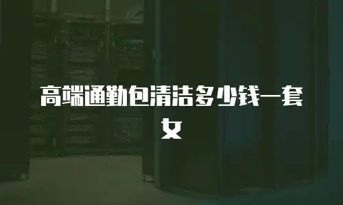高端通勤包清洁多少钱一套女