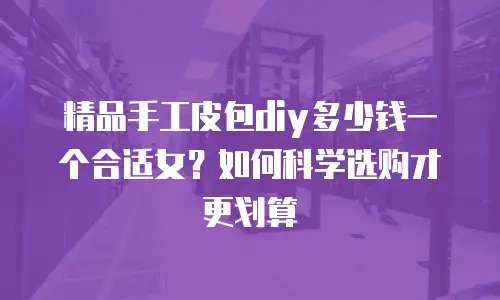 精品手工皮包diy多少钱一个合适女？如何科学选购才更划算