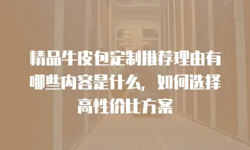 精品牛皮包定制推荐理由有哪些内容是什么，如何选择高性价比方案
