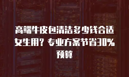 高端牛皮包清洁多少钱合适女生用？专业方案节省30%预算