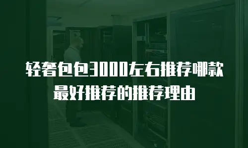 轻奢包包3000左右推荐哪款最好推荐的推荐理由
