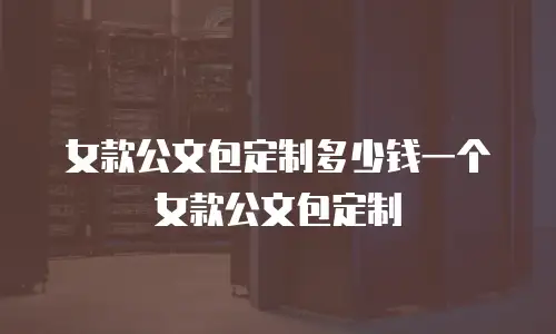 女款公文包定制多少钱一个女款公文包定制