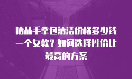 精品手拿包清洁价格多少钱一个女款？如何选择性价比最高的方案