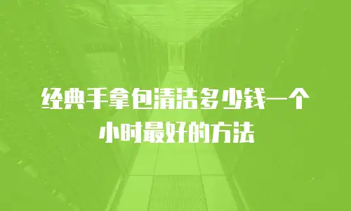 经典手拿包清洁多少钱一个小时最好的方法