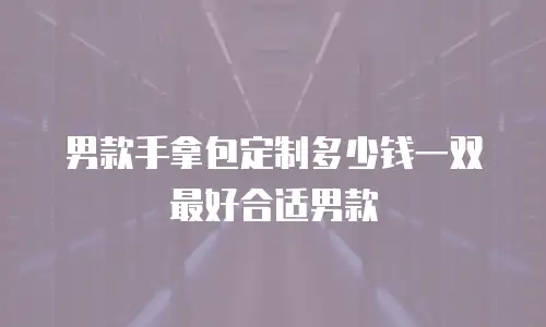 男款手拿包定制多少钱一双最好合适男款