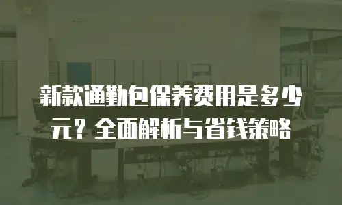 新款通勤包保养费用是多少元？全面解析与省钱策略