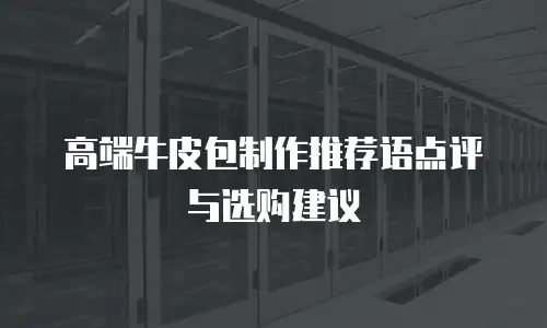 高端牛皮包制作推荐语点评与选购建议
