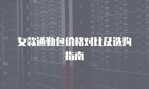 女款通勤包价格对比及选购指南